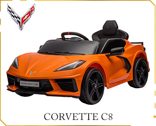 RECHARGEABLE CAR CORVETTE LICENSE