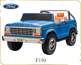 RECHARGEABLE CAR FORD F150 LICENSE