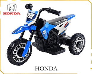 RECHARGEABLE MOTORCYCLE W/ HONDA LICENSE