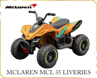 RECHARGEABLE LICENSE ATV MCLAREN