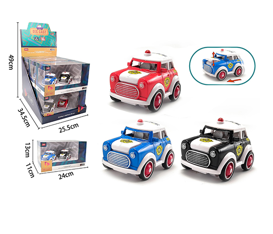 Friction Metal Car (6pcs/display box)