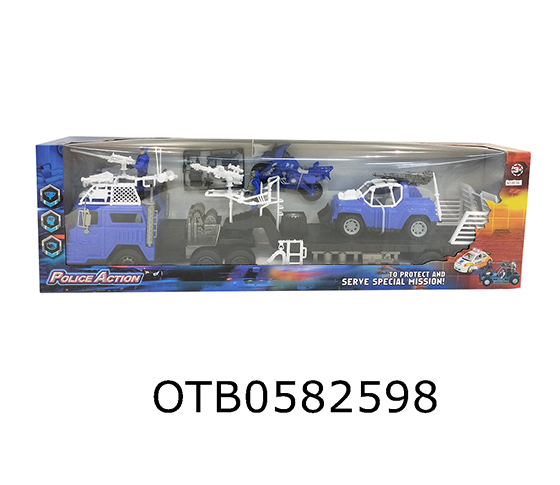 FRICTION POLICE CAR SET
