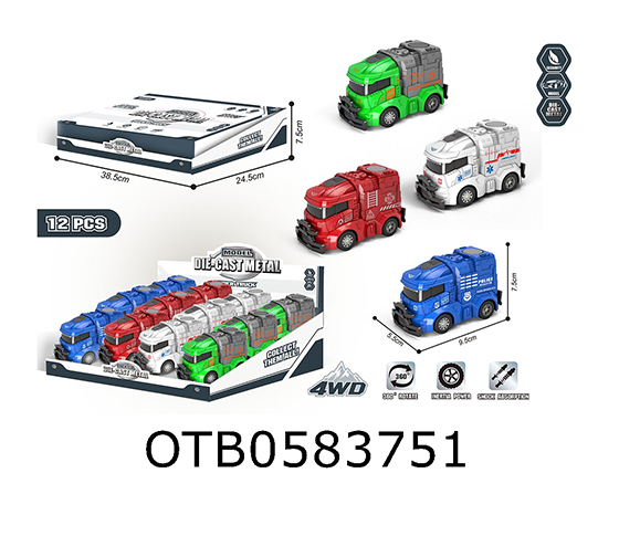 FRICTION ALLOY SANITATION VEHICLE