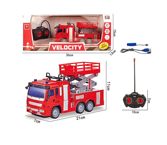 1：30 R/C 4 CHANNELS FIRE ENGINE WITH LIGHT
