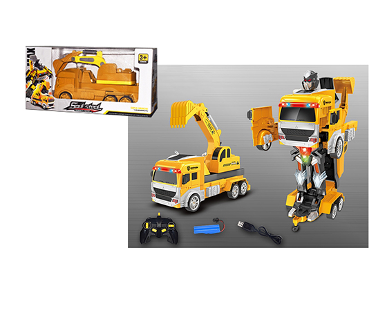 R/C 1:12 ONE-KEY DEFORMATION ENGINEERING EXCAVATOR
