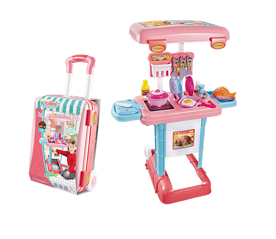 KITCHEN SET WITH LIGHT, COOKING SOUND AND WATER BO