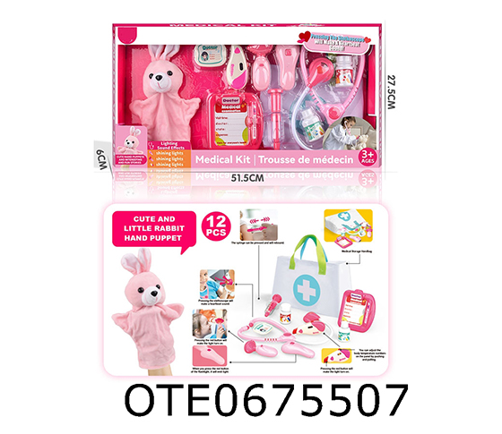 DOCTOR'S HAND PUPPET SET 