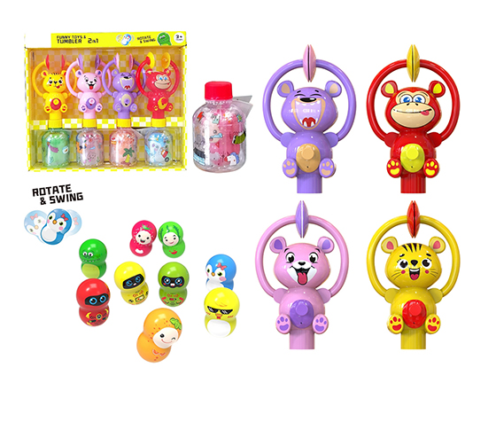 4PCS FUNNY TOY + TUMBLER