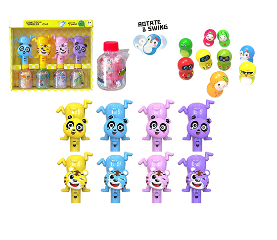 4PCS FUNNY TOY + TUMBLER