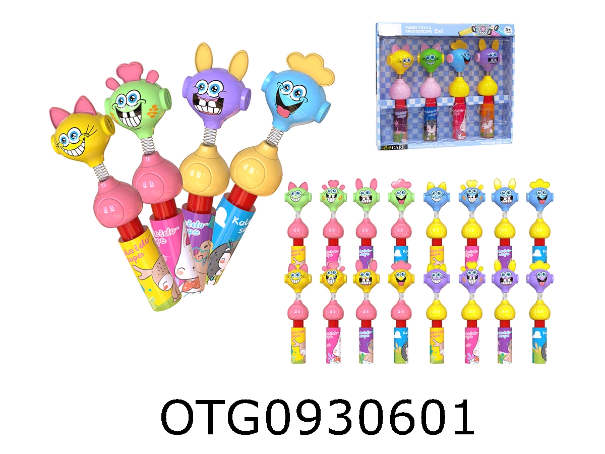 4PCS FUNNY TOY + KALEIDOSCOPE