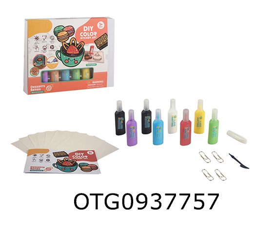 DIY COLOR STICKER SETS