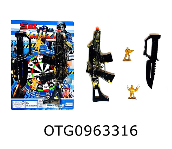 FLINT GUN+POLICE SET