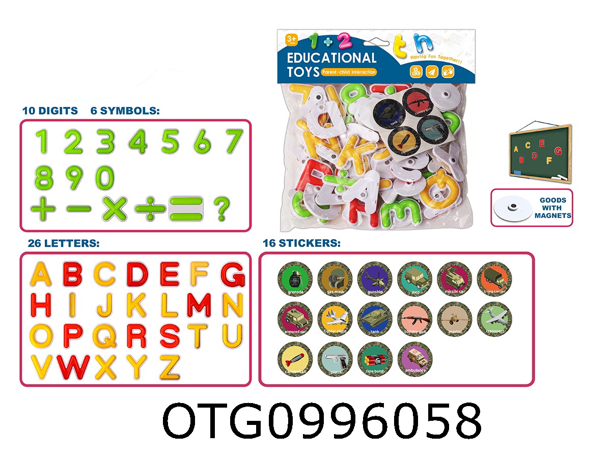  LETTER STICKERS