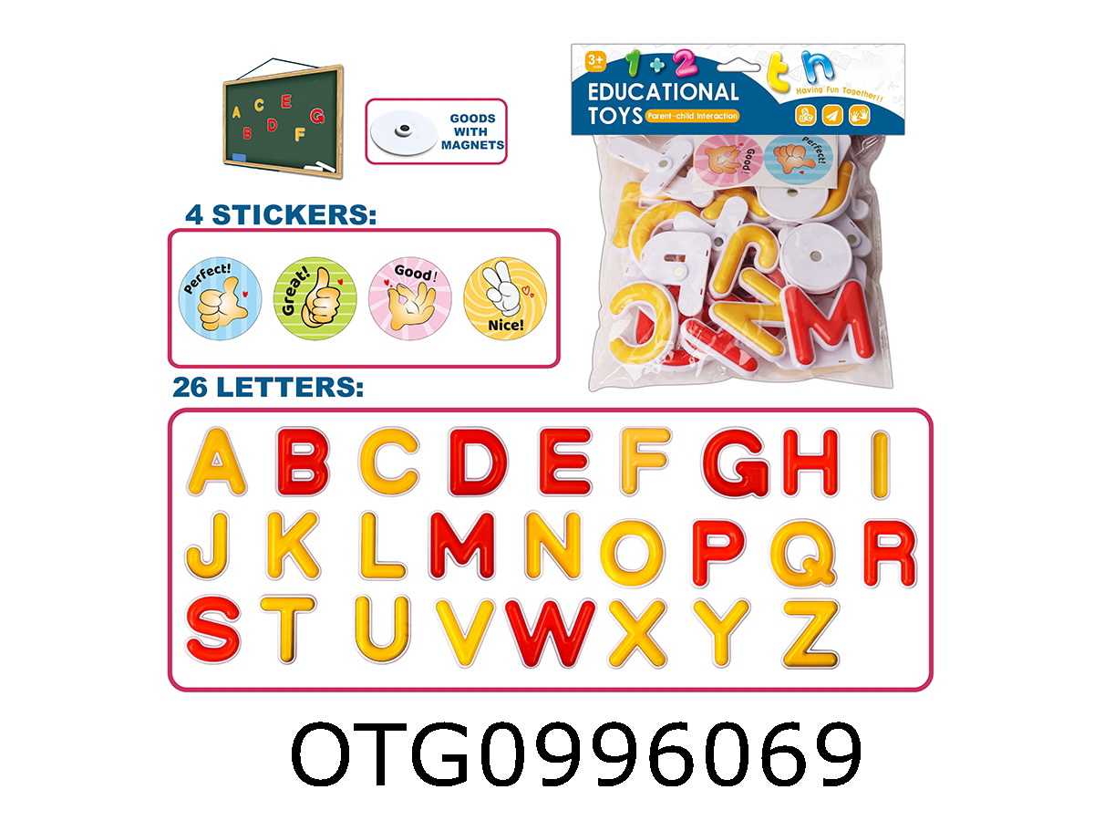  LETTER STICKERS